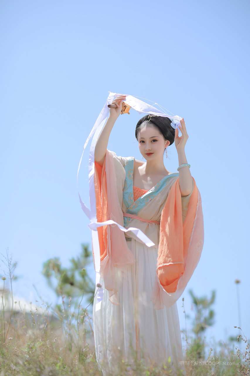 清纯古风女生写真图片