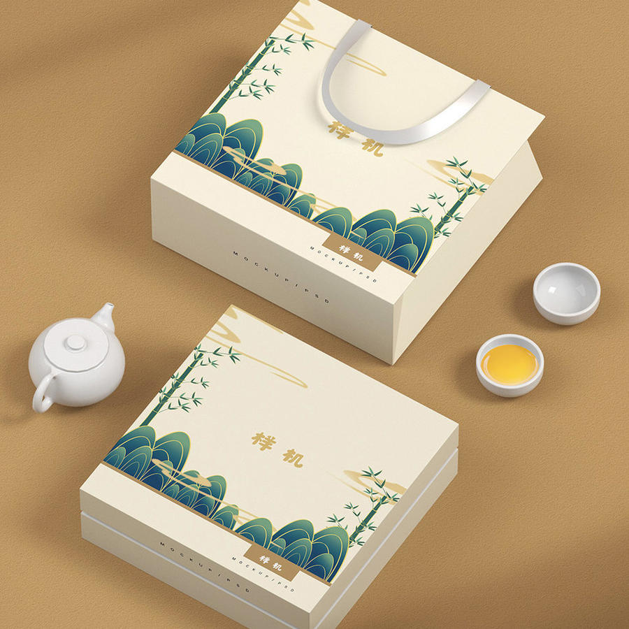 茶叶包装样机茶叶礼盒样机