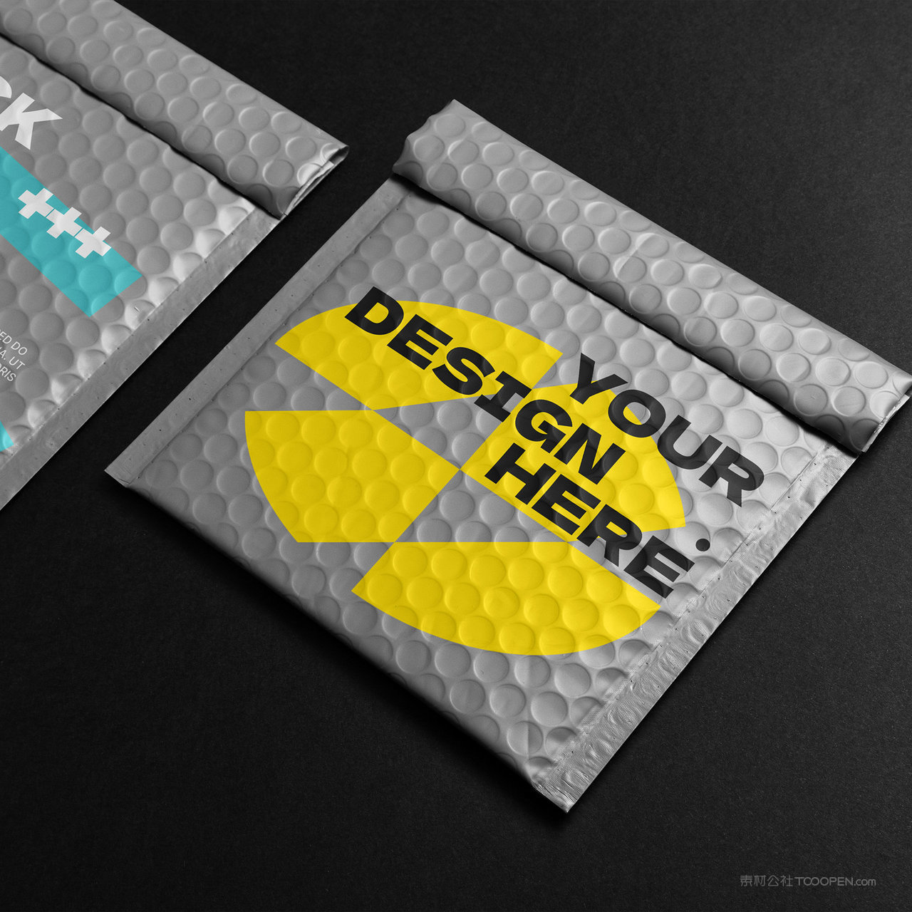 气泡信封袋防震快递包装袋贴图样机