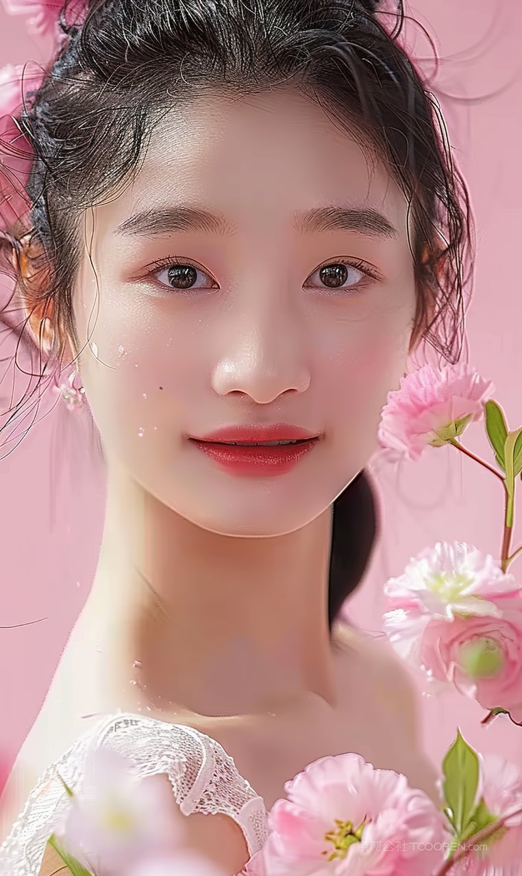 彩妆美女优美清纯时尚美容魅力