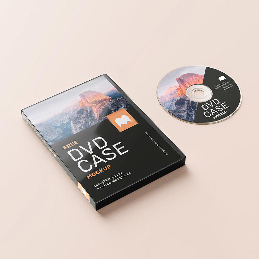 精美dvd包装盒样机