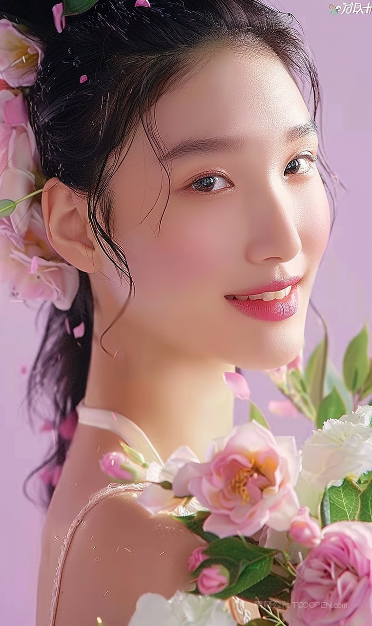 高雅气质魅力女性迷人美白少女