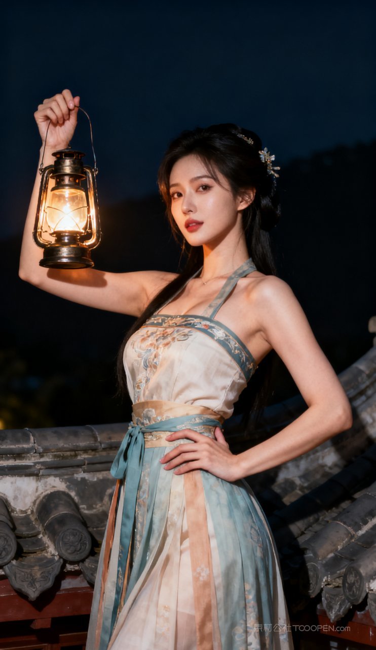 汉服性感美艳美女女性写真丰腴古风