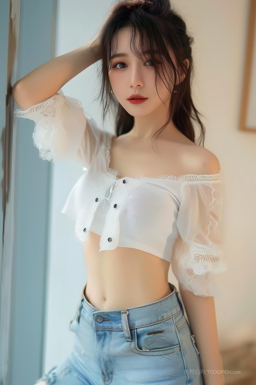 时尚青春服装美女少女模特