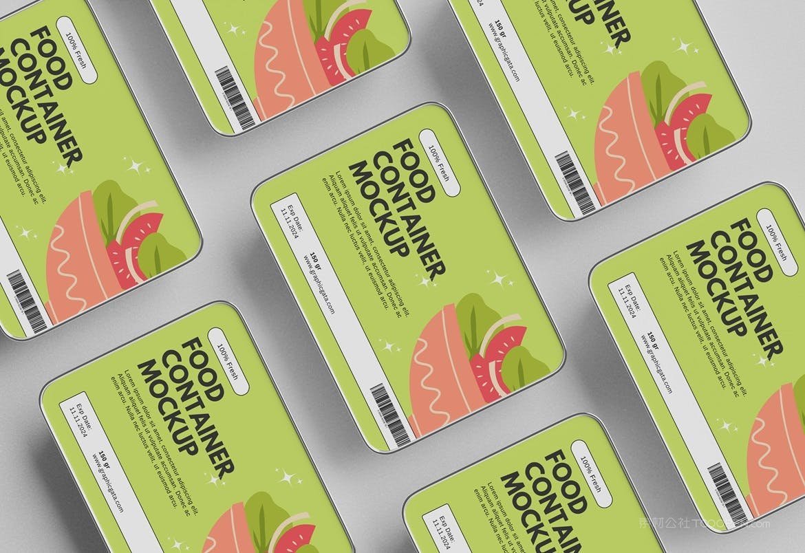 铝制食品容器样机