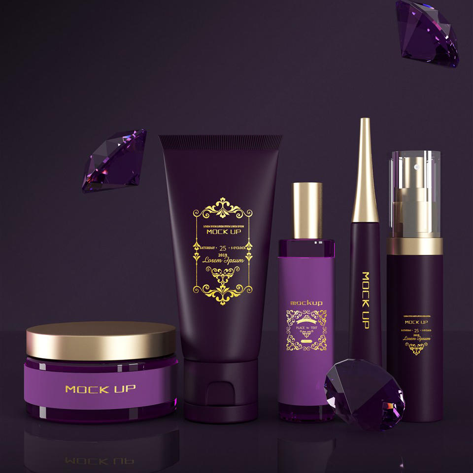 深色高档化妆品样机