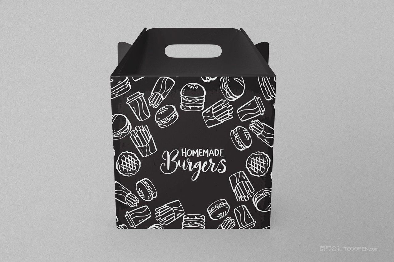 饮料外卖包装袋样机