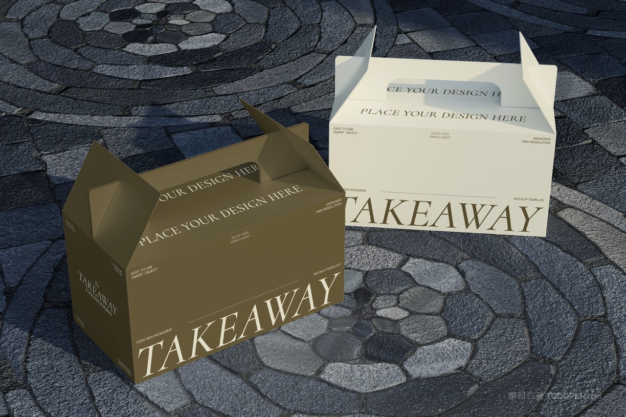 外卖食品包装样机