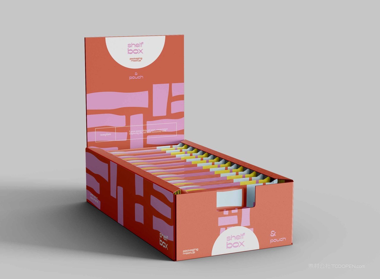 货架盒包装样机