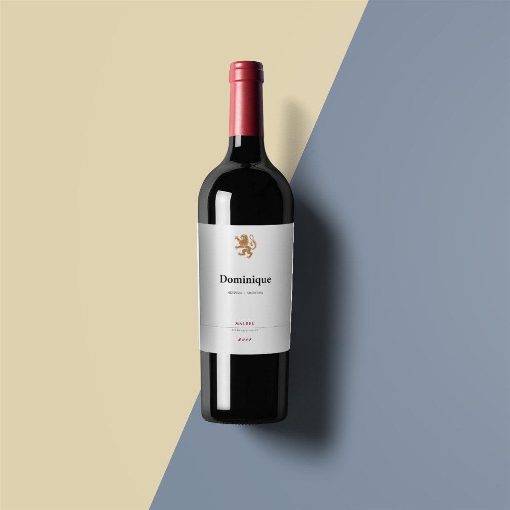 有机食品之红酒葡萄酒瓶样机模板