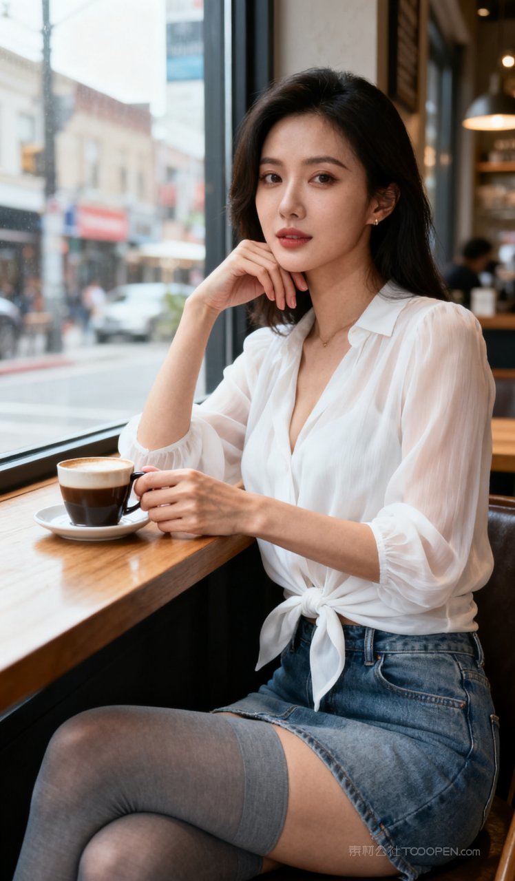 性感美女气质时尚丝袜短裙