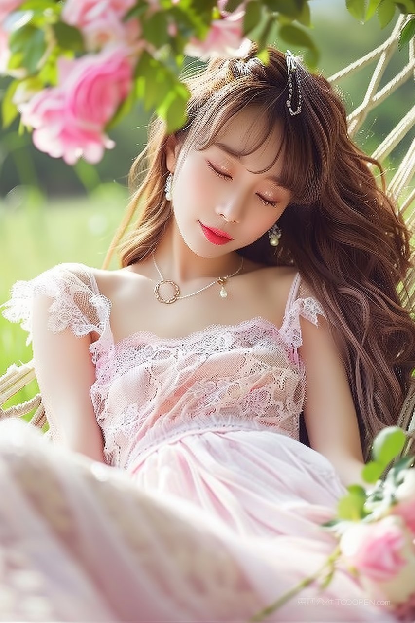 青春优美美女女性优雅活力年轻