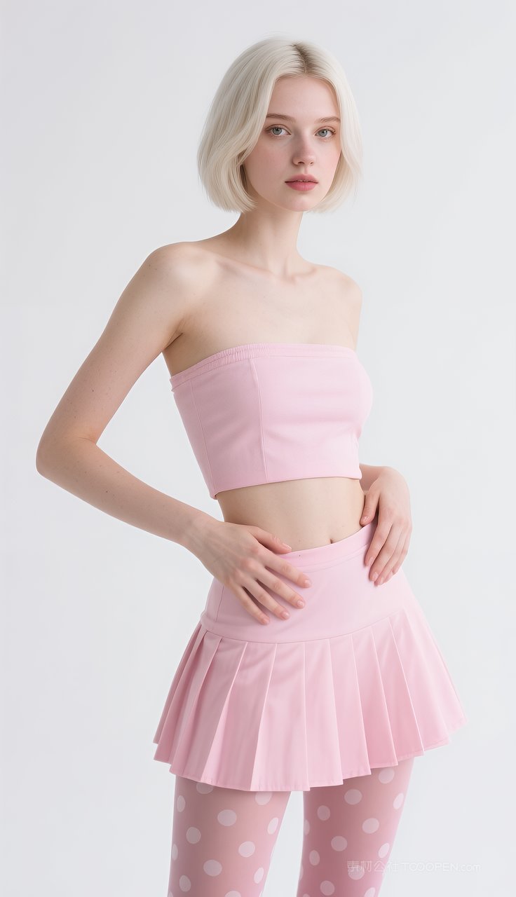 美女女性模特性感短裙丝袜欧美长腿