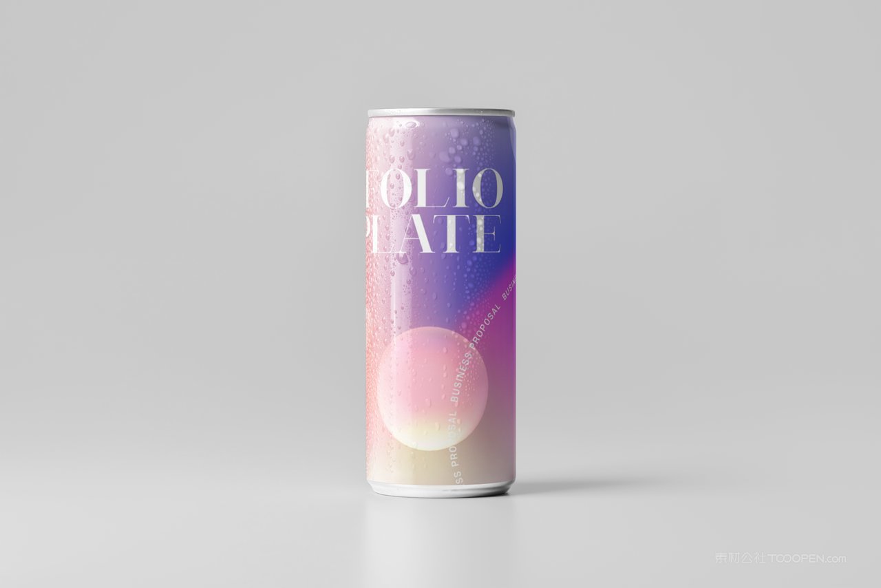 酒瓶饮料易拉罐样机