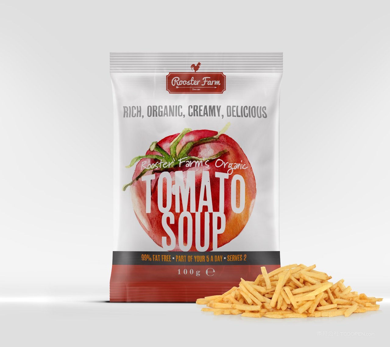 食品塑料包装样机psd