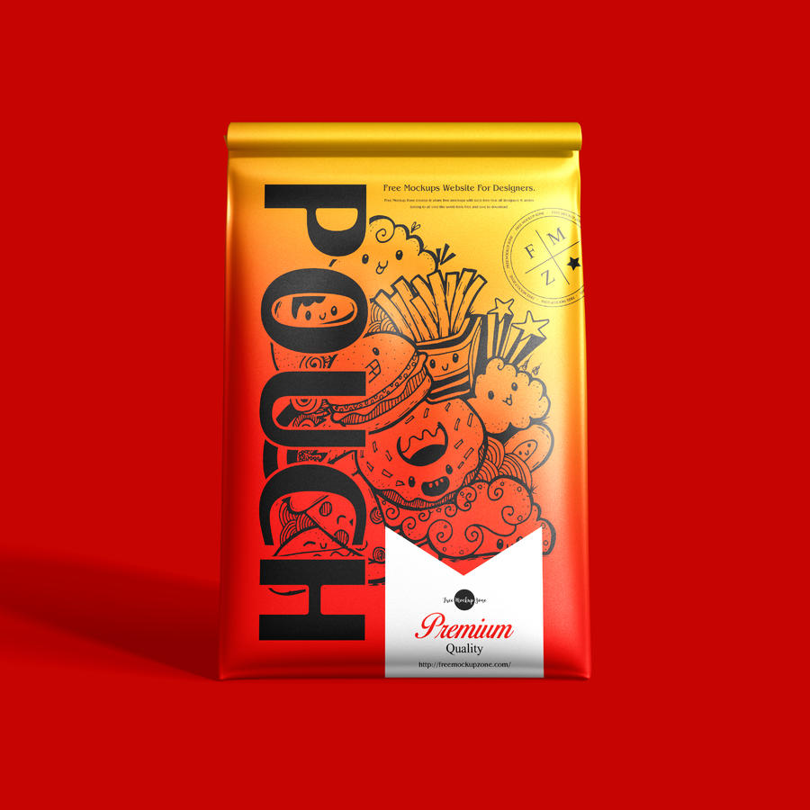 站立包装袋样机