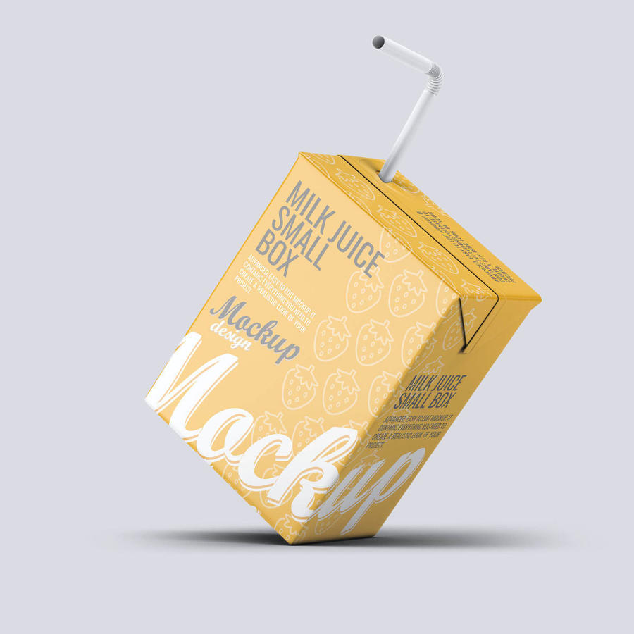 牛奶纸盒样机