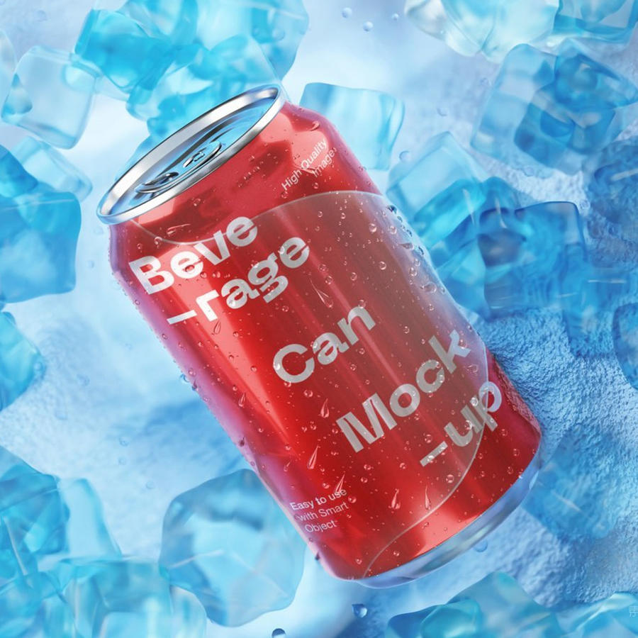 汽水饮料罐样机