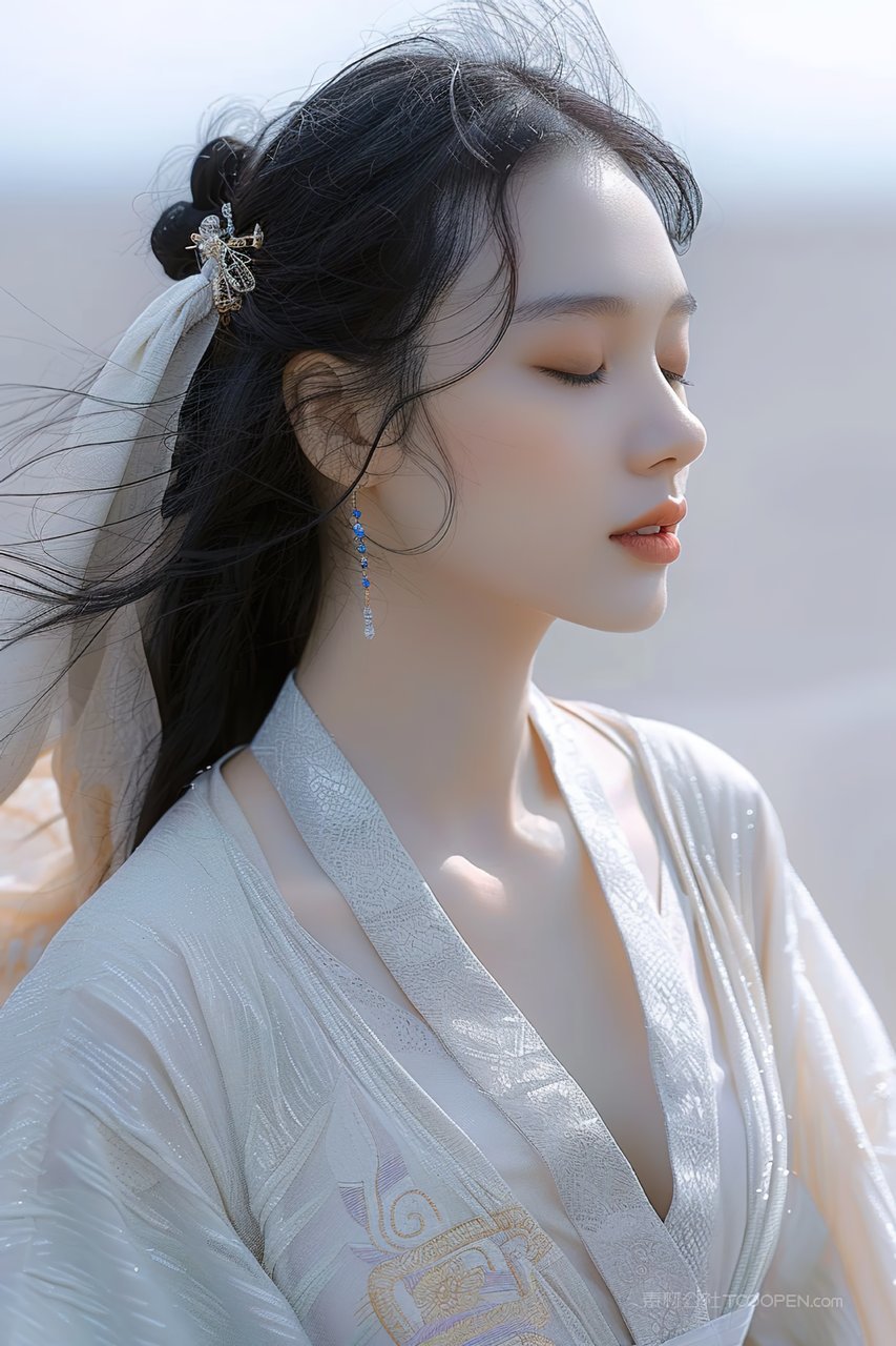 彩妆美容年轻美女青春优美活力女性少女优雅