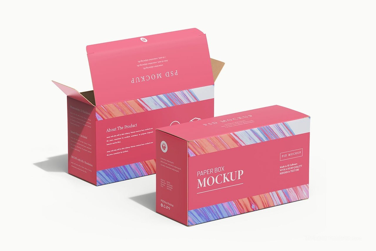 纸盒包装盒样机