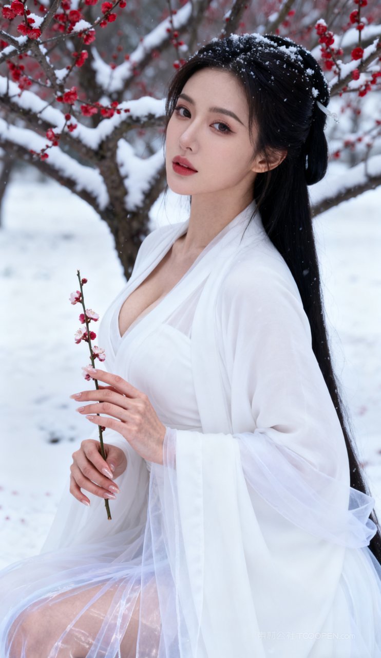 少女汉服美女美艳妩媚大胸性感古风