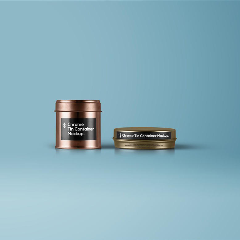 铬锡圆盒包装盒样机