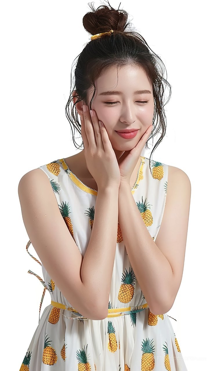 清纯彩妆少女青春美容美女魅力优美活力时尚