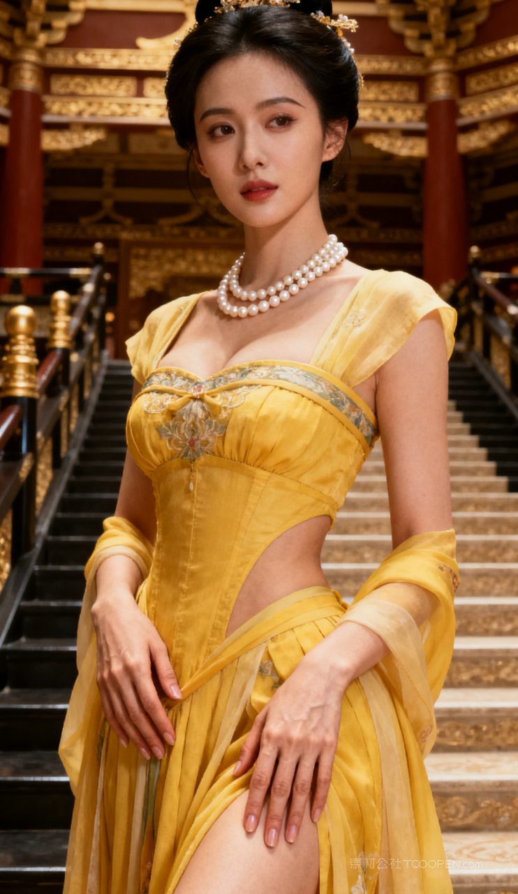 性感少女汉服国风美女古风妩媚美艳大胸