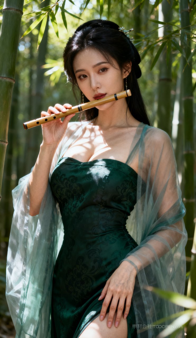 性感女性美艳古风汉服美女丰腴写真