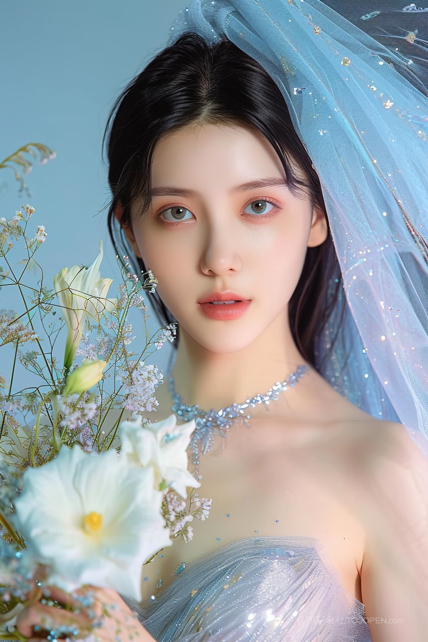 时尚青春少女模特服装美女