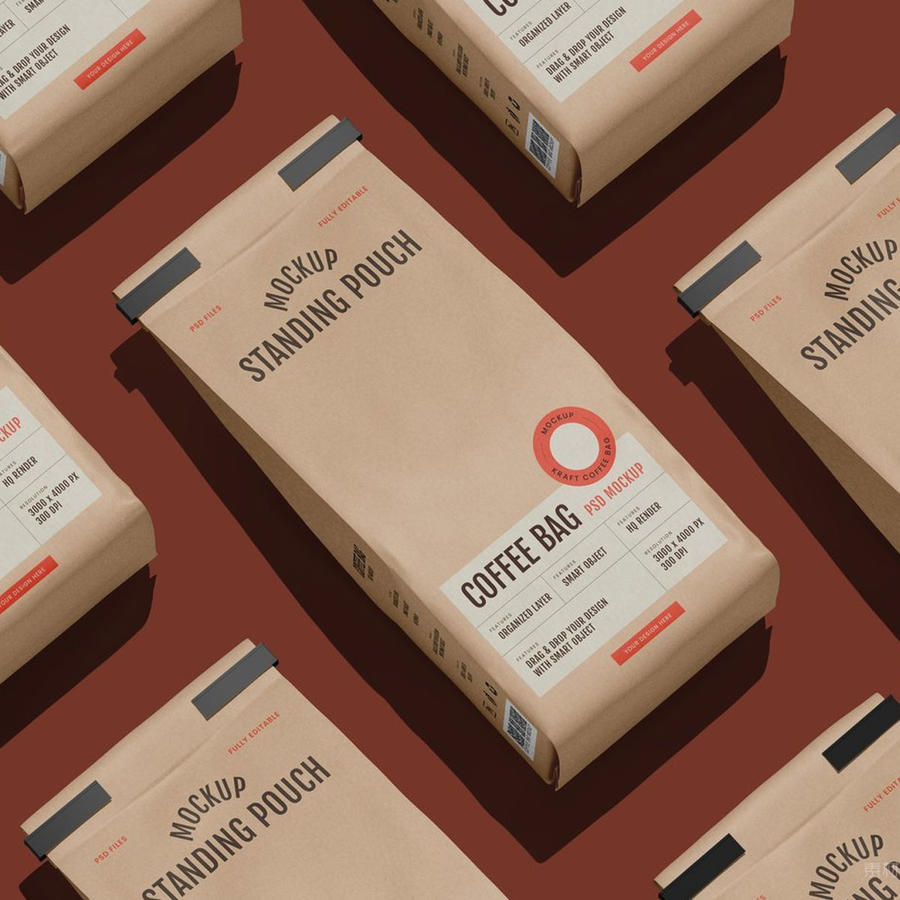 咖啡袋包装样机