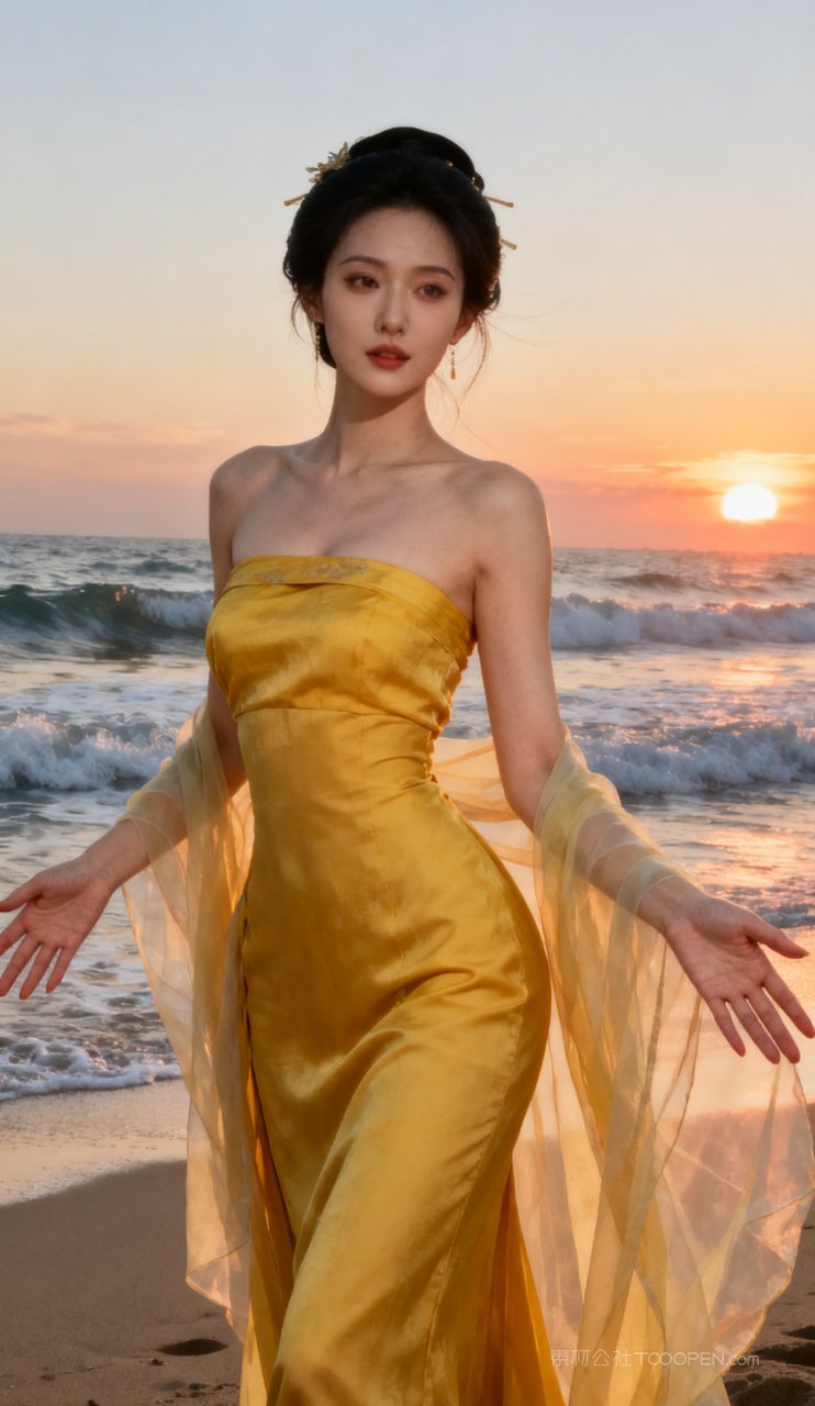 摄影丰腴汉服美艳美女女性古风性感