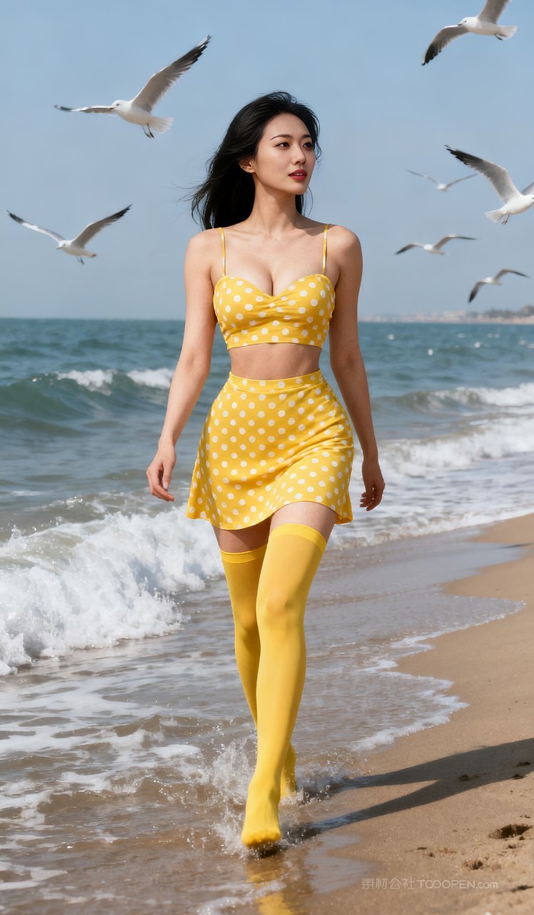 写真美女美腿短裙少女丝袜时尚性感