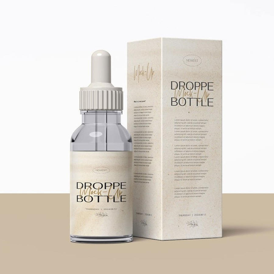 滴管瓶包装样机