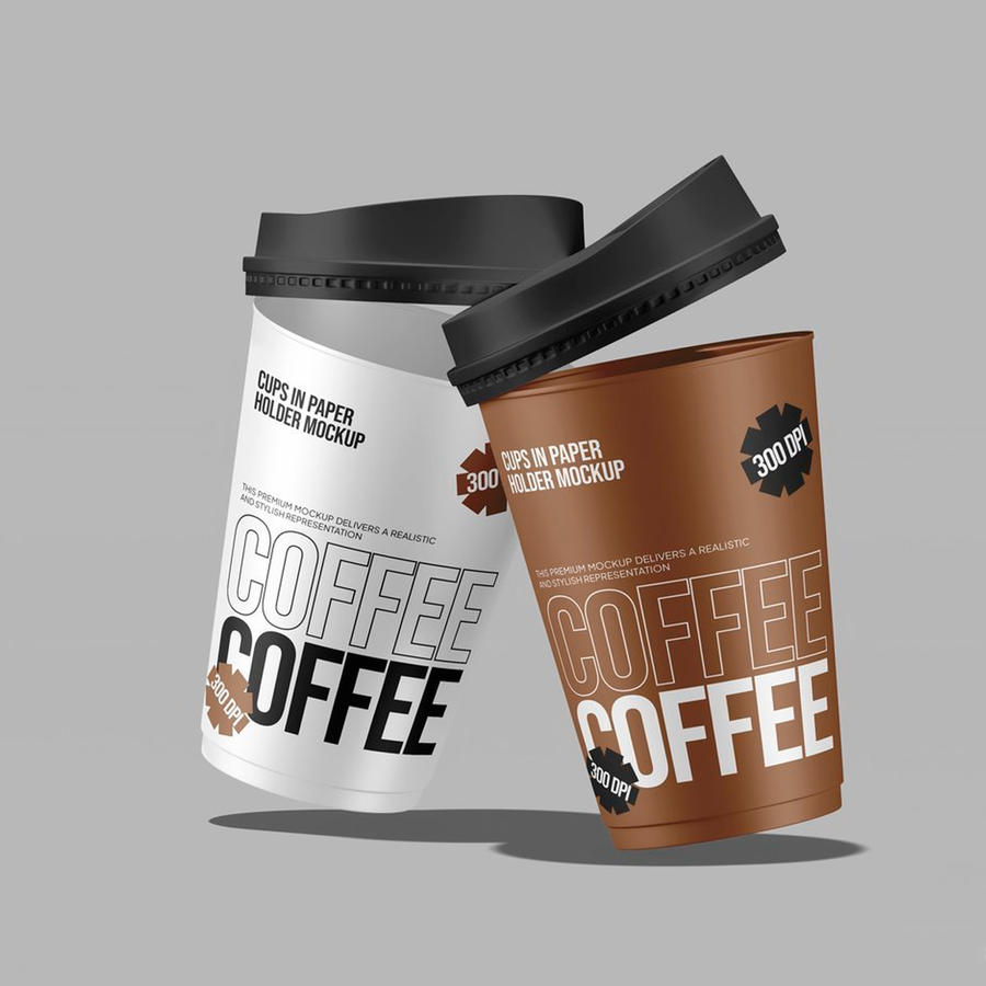 咖啡杯包装样机