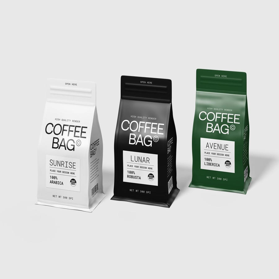 咖啡袋包装样机