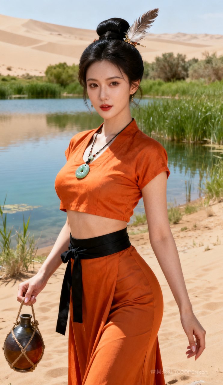 汉服妩媚美艳大胸美女性感古风