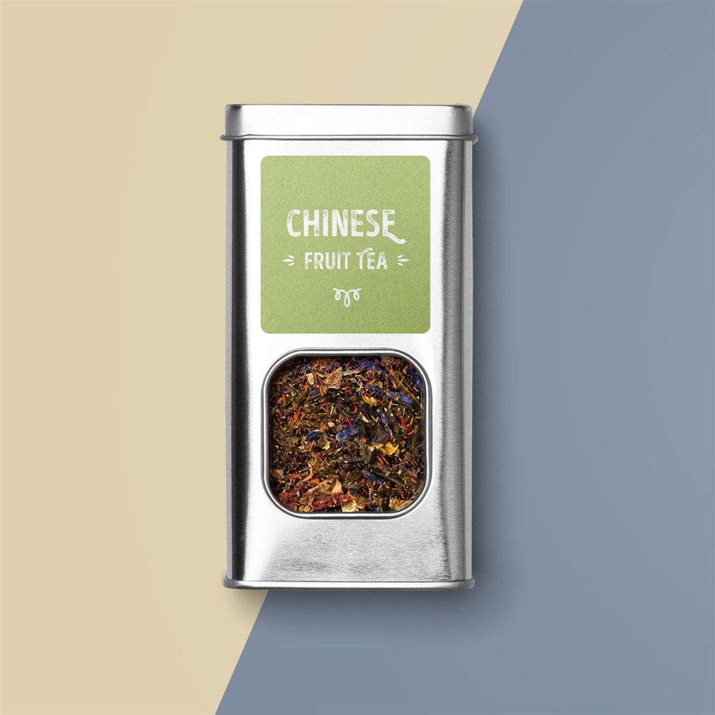 有机食品之中国水果茶叶铁盒包装样机