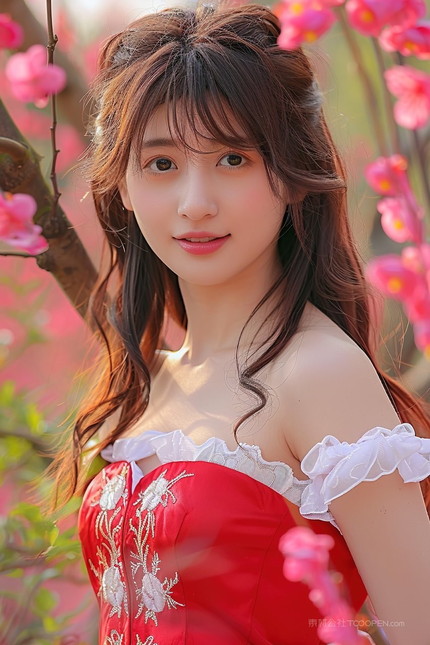 年轻美女青春优雅优美女性彩妆活力少女