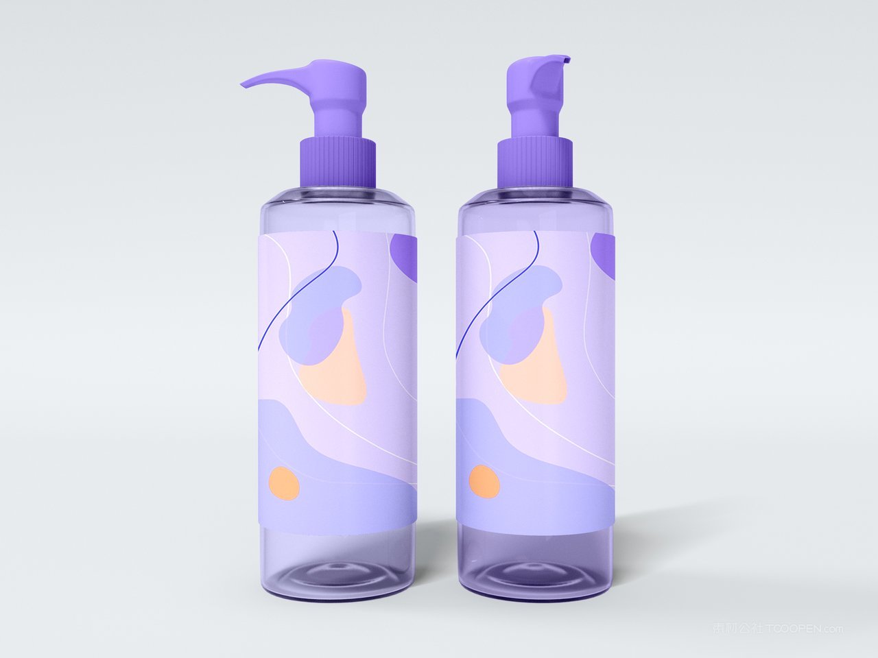 沐浴露瓶包装样机