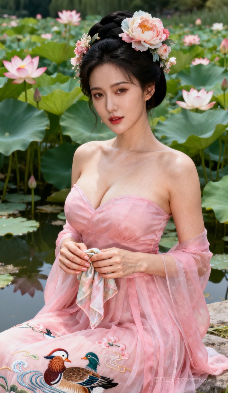 丰腴美艳汉服美女女性古风摄影性感