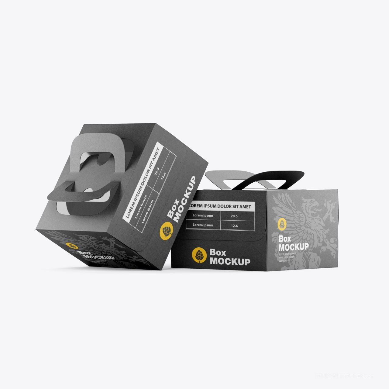 蛋糕盒包装样机