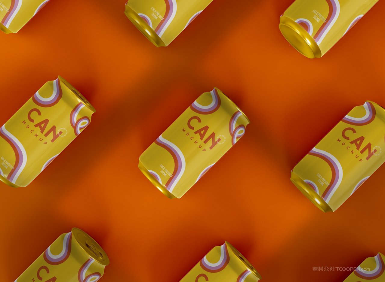 酒水饮料易拉罐样机