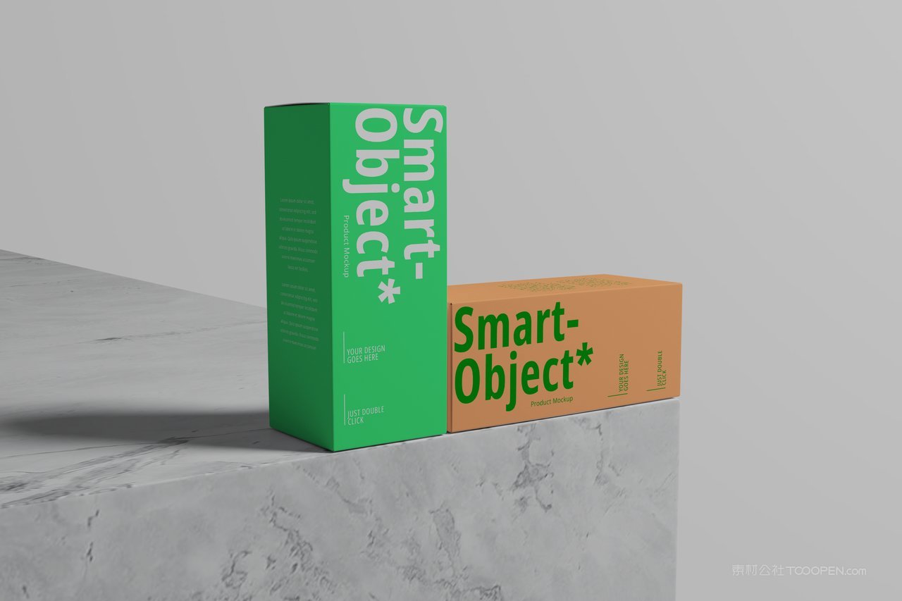 盒子包装设计样机