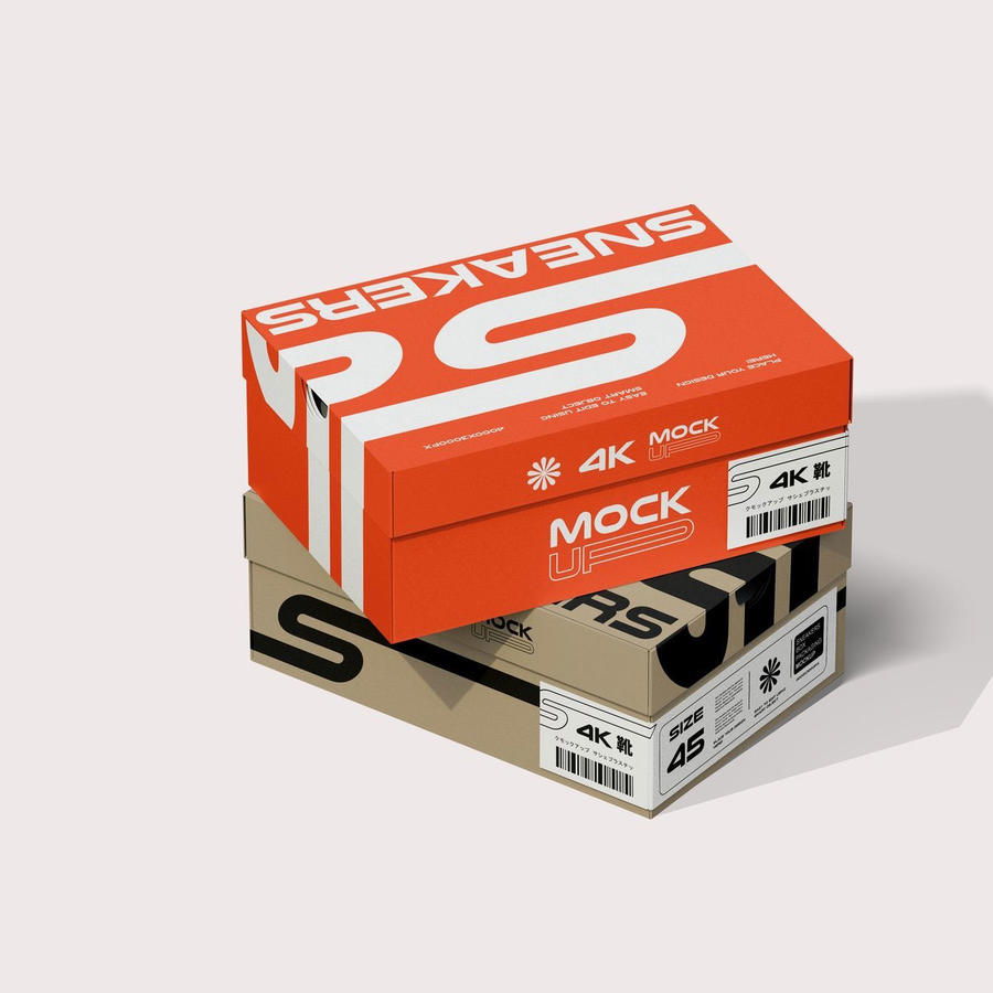 鞋子包装盒样机