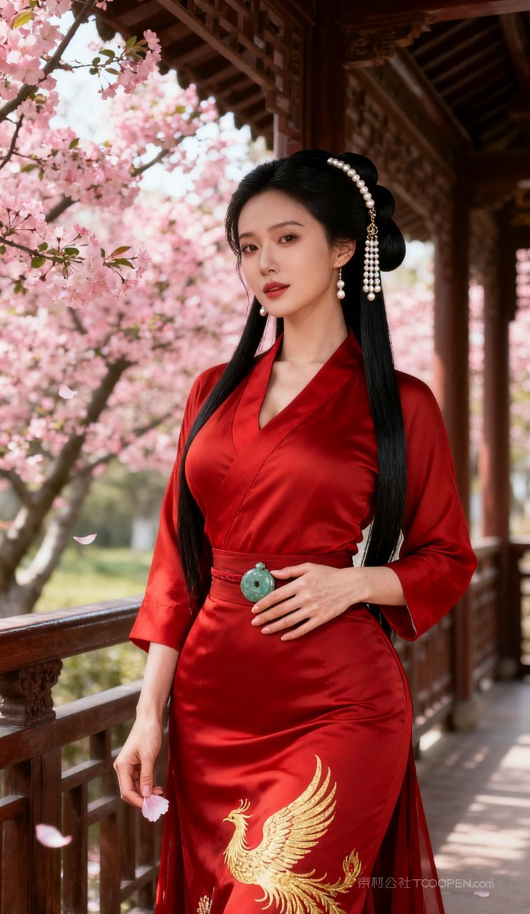丰腴摄影美女女性美艳性感古风汉服