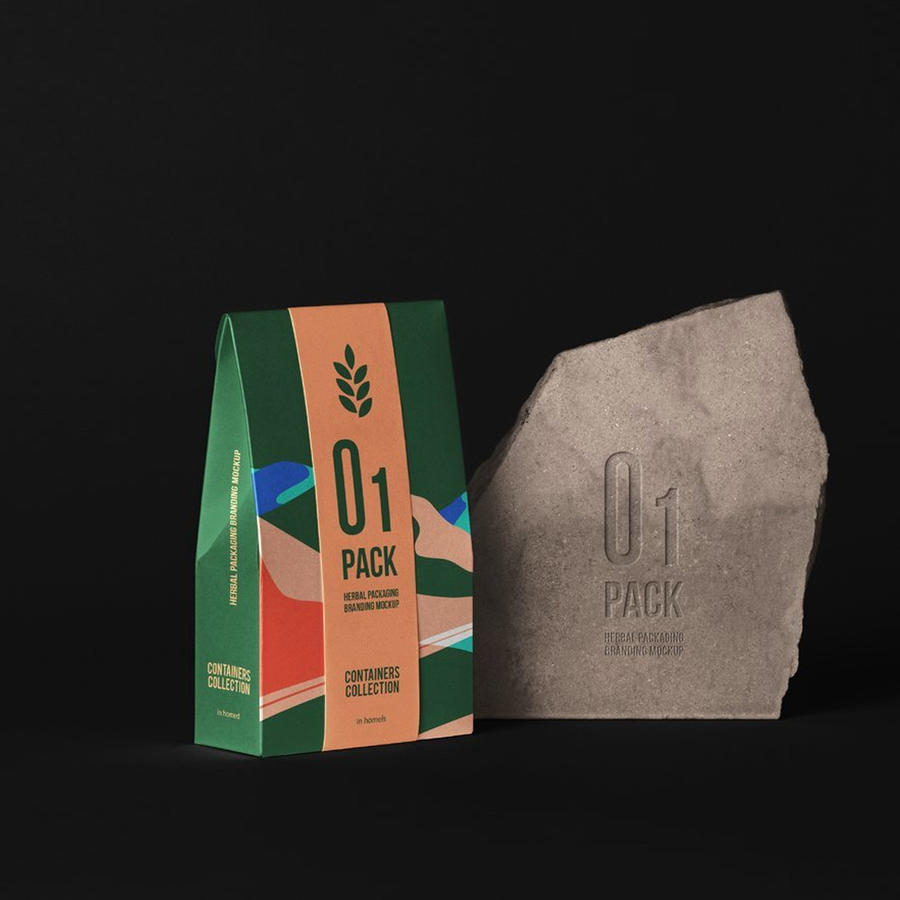 食品包装袋样机效果图展示密封袋