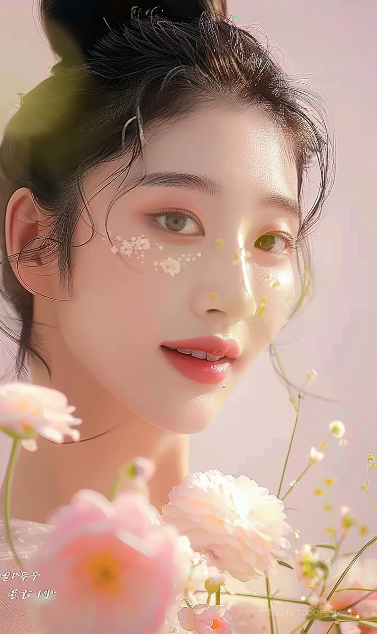 青春美女彩妆女性高雅时尚魅力美容