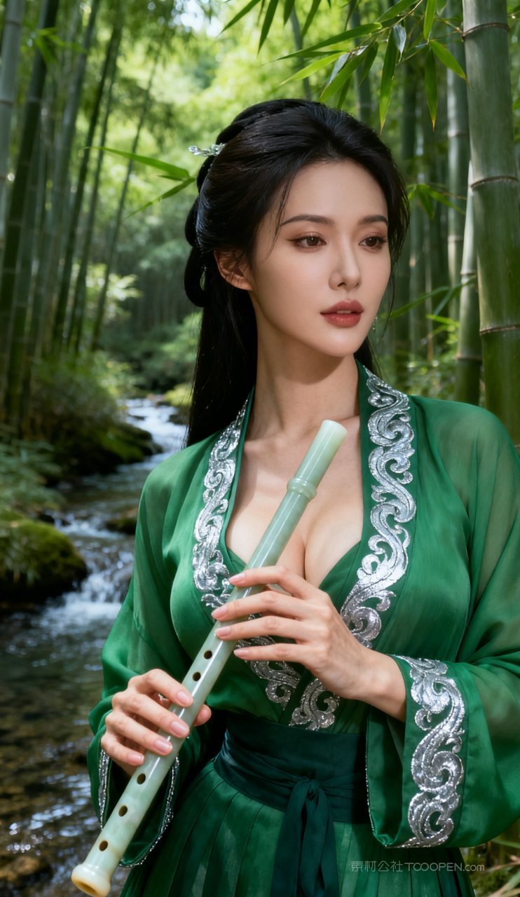 美艳汉服性感写真美女古风女性丰腴