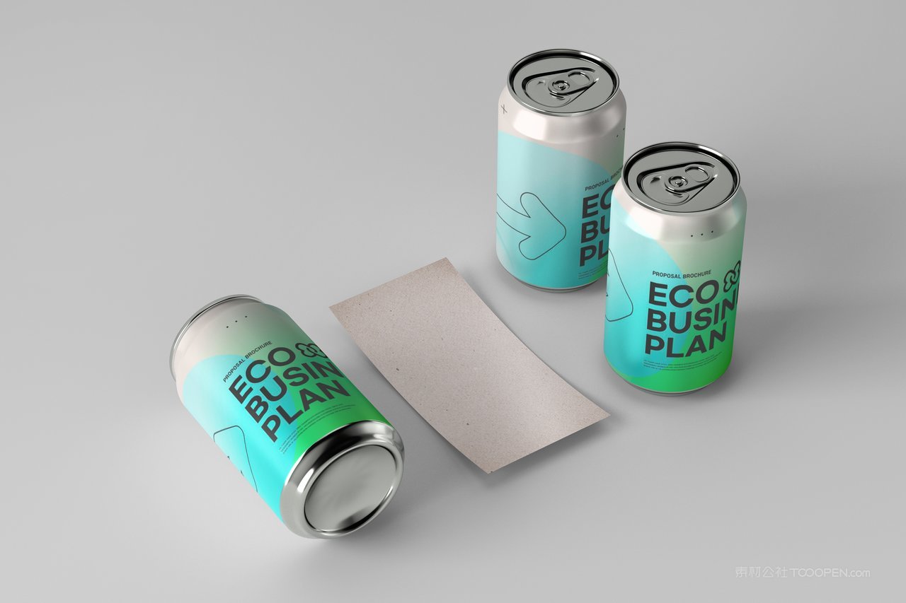 易拉罐样机素材模板